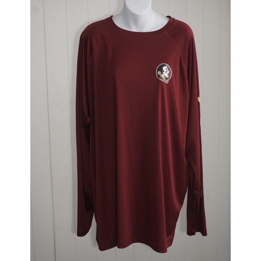 Columbia XXL Long Sleeve Maroon Florida State Seminoles PFG Shirt